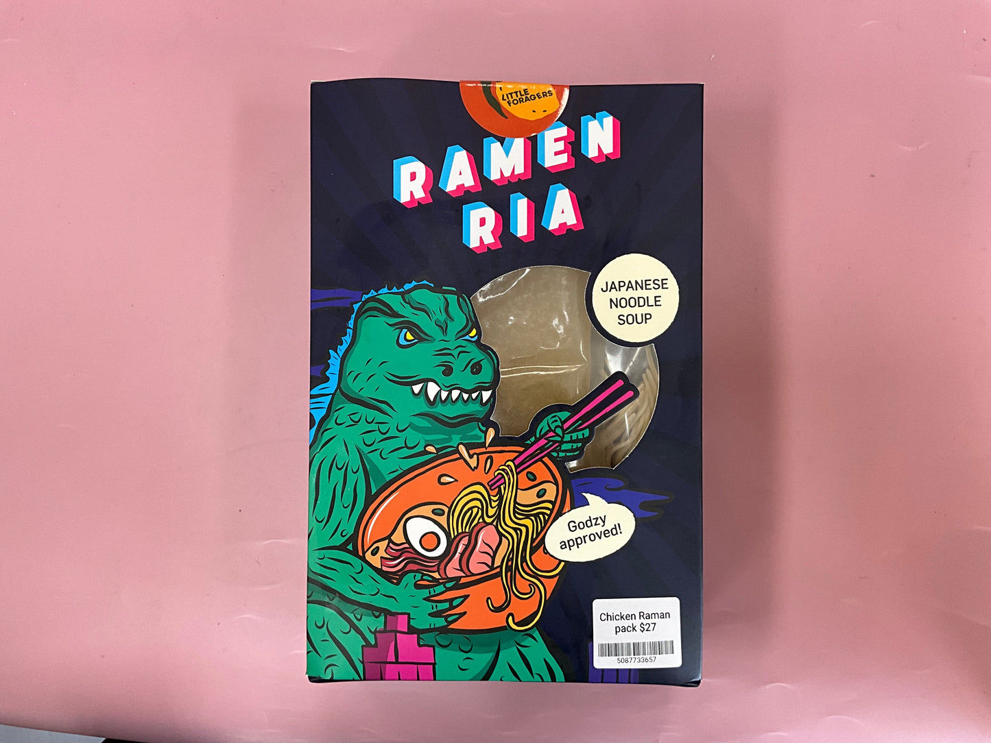 Ramen Ria frozen ramen pack box