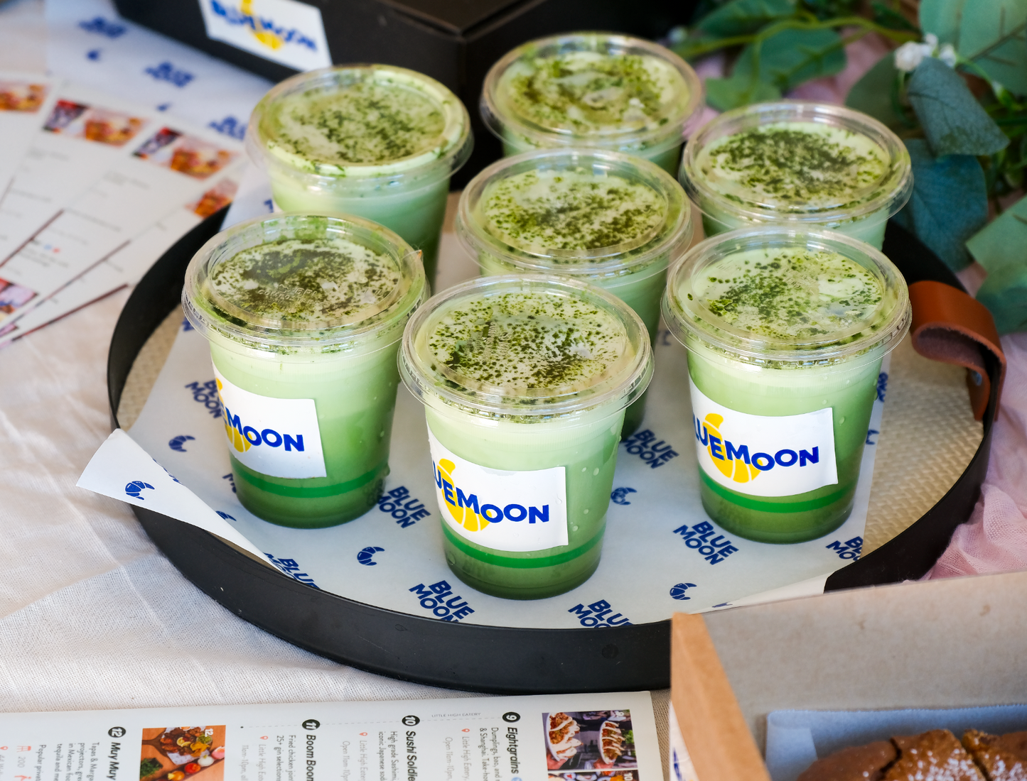 Carnival Matcha latte by Blue Moon Bakehouse