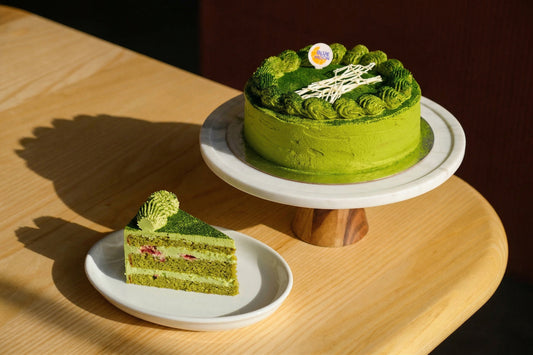 Whole 8-inch Celebration Cake from Double Dribble — a made-to-order Blue Moon Bakehouse celebration cake — birthday and wedding catering in Christchurch
